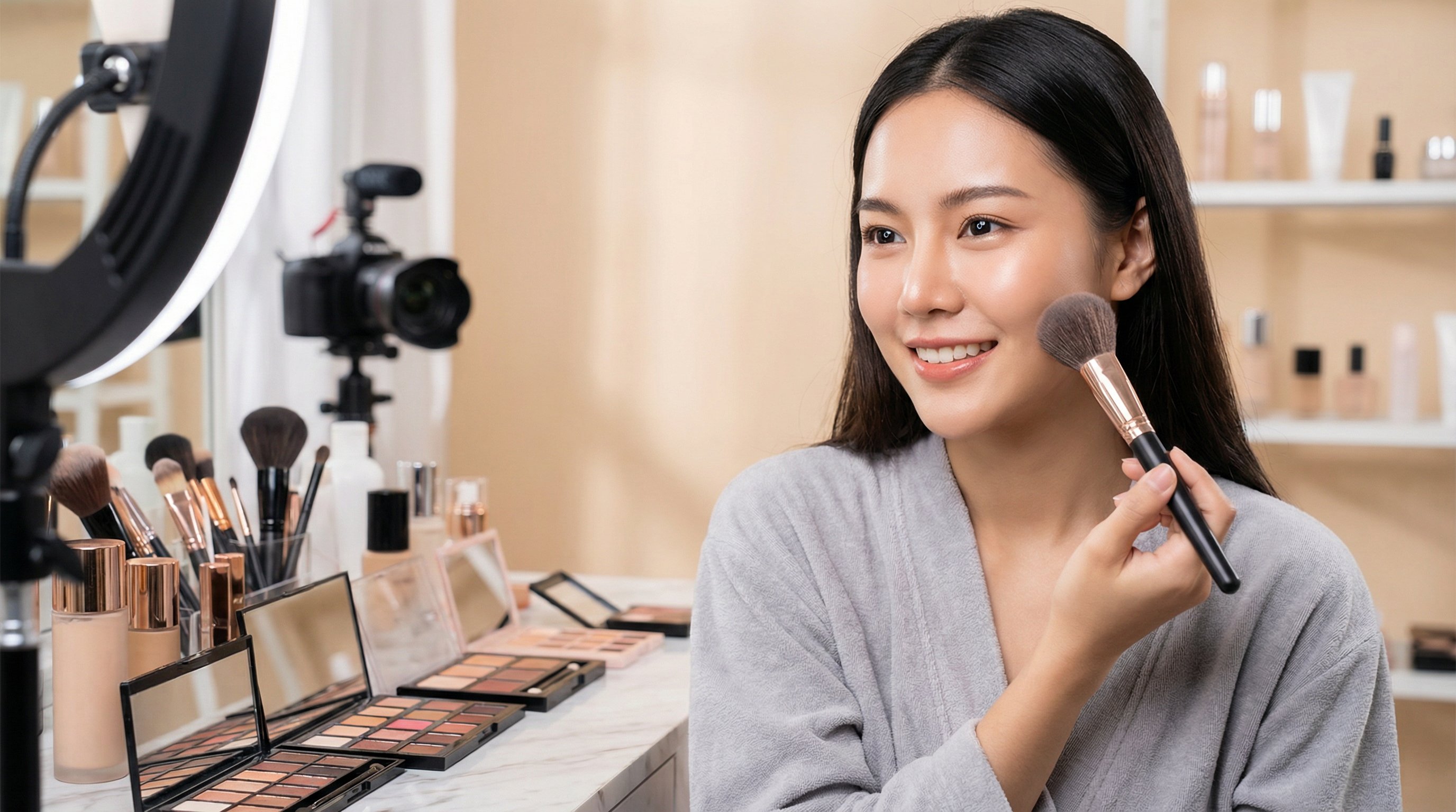 糖心vlog美妆视频